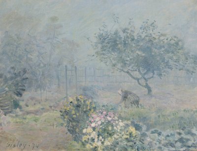 The Fog, Voisins, 1874 by Alfred Sisley